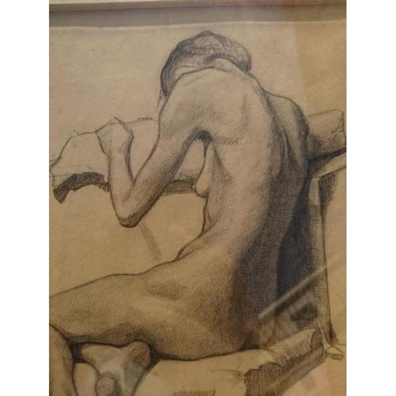 Chiem van Houweninge (1898-1996) Trieste naakte vrouw, ~1930