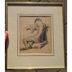 Chiem van Houweninge (1898-1996) Trieste naakte vrouw, ~1930