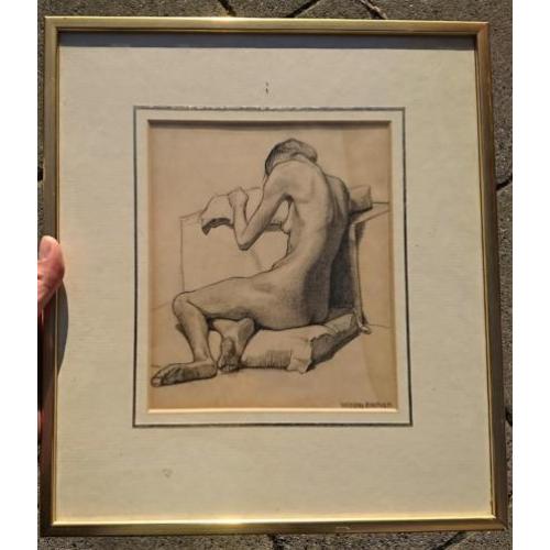 Chiem van Houweninge (1898-1996) Trieste naakte vrouw, ~1930