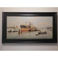 Prachtig haventafereel van G.J.Delfgaauw
