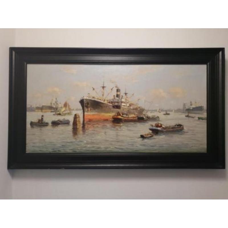 Prachtig haventafereel van G.J.Delfgaauw