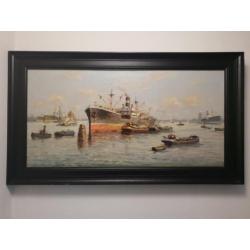 Prachtig haventafereel van G.J.Delfgaauw