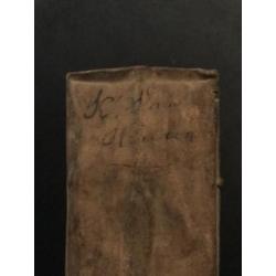 Boek 18e eeuw 1717 Lampe Schoonenburg 1e druk Perkament