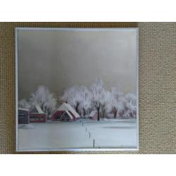 Chris ten Bruggen Kate (1920-2003): Winterlandschap.
