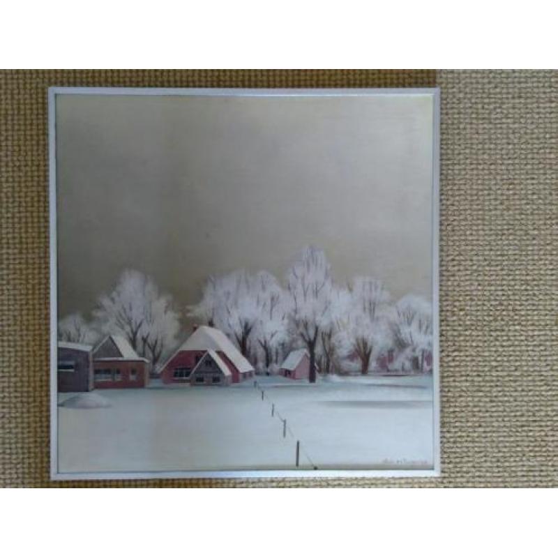 Chris ten Bruggen Kate (1920-2003): Winterlandschap.