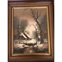 Klassieke Olieverfschilderij Gesigneerd