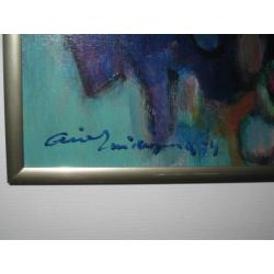 Arie Zuidersma 1925-2014. Groninger Ploeg (100x 80 cm)