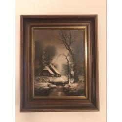 Klassieke Olieverfschilderij Gesigneerd