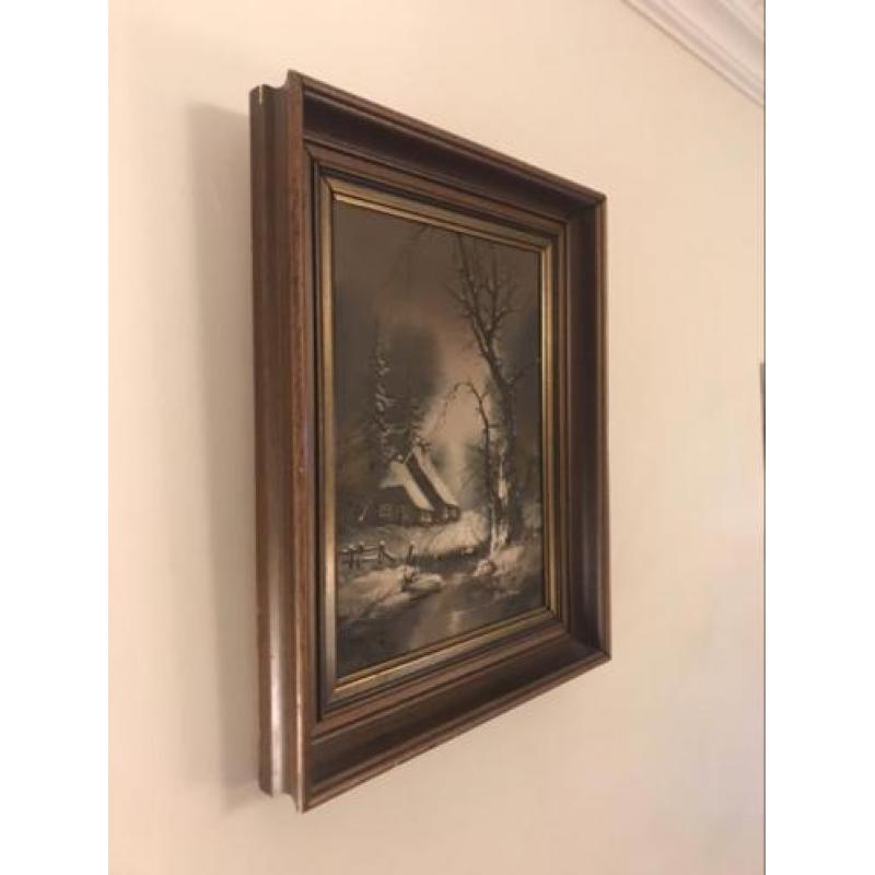 Klassieke Olieverfschilderij Gesigneerd