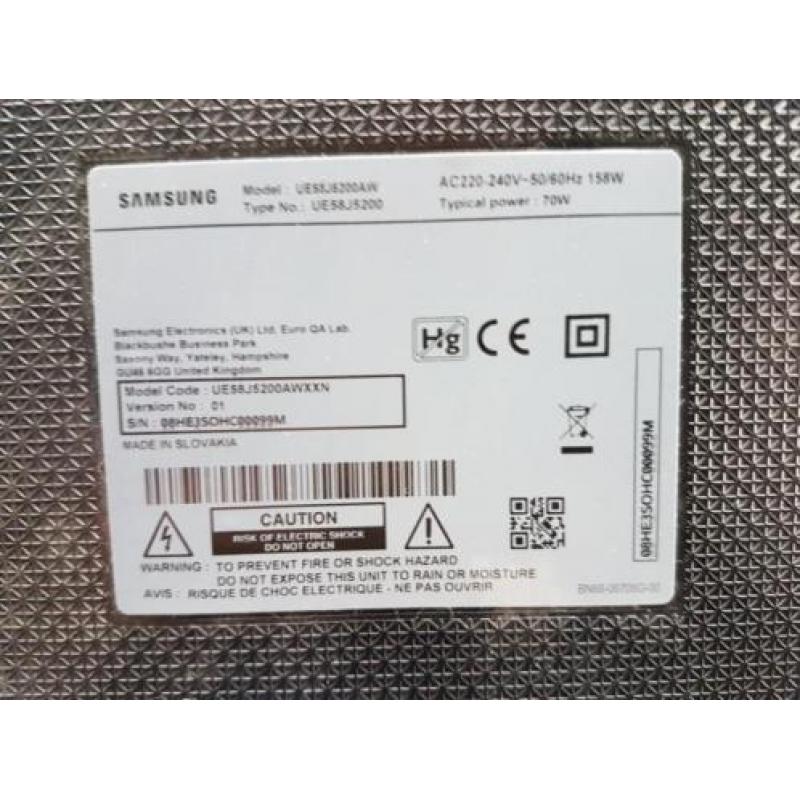 Samsung tv 145cm beeld is stuk