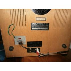 Akai GX 215 d met 3 koppen, 3 motoren en banden