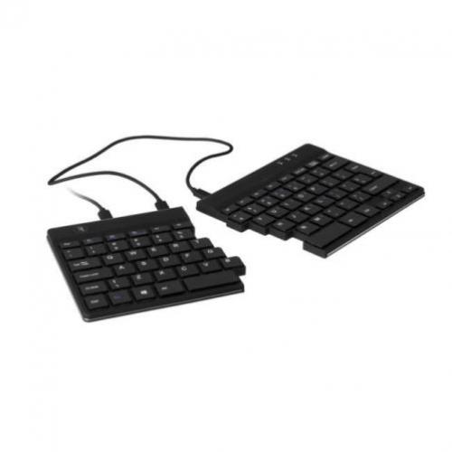 R-go split ergonomisch toetsenbord, qwerty (us), zwart, b...