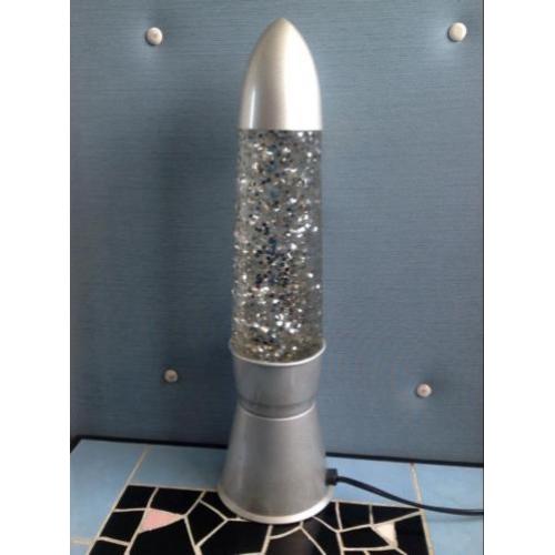 Lavalamp retro kerst glitter lamp