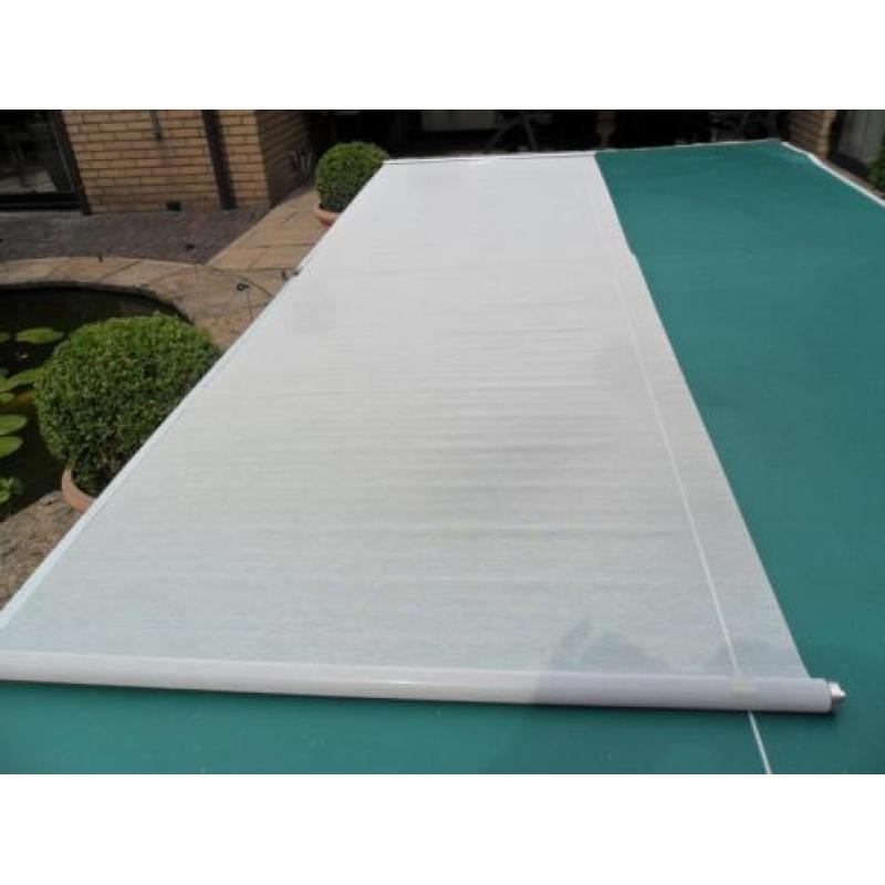 Rolgordijn nylon wit