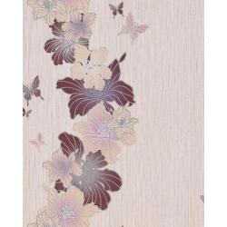 Behang bloemen design EDEM 108-33 vlinder behangpapier vinyl