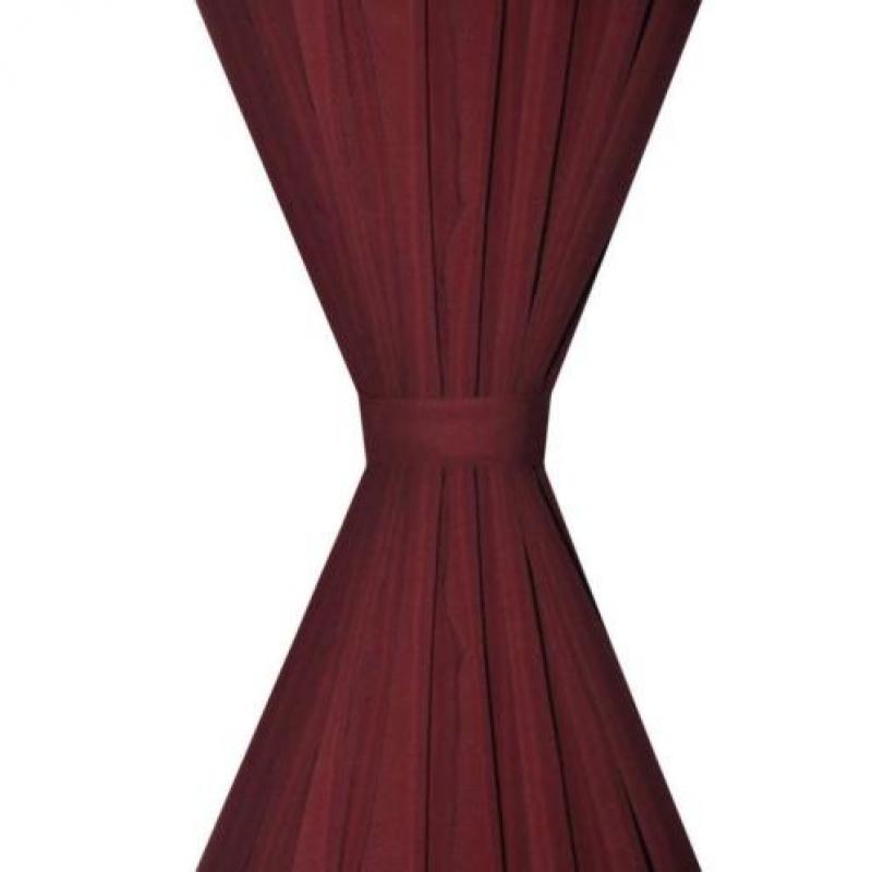 vidaXL Verduisterende gordijnen dubbellaags 140x245 cm borde