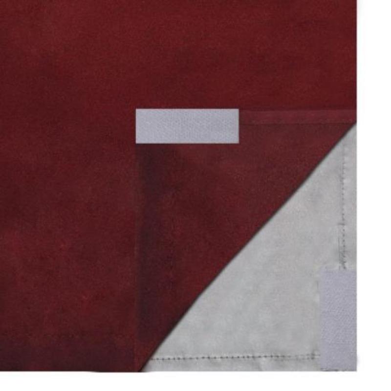 vidaXL Verduisterende gordijnen dubbellaags 140x245 cm borde