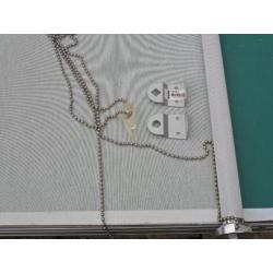 Rolgordijn nylon wit