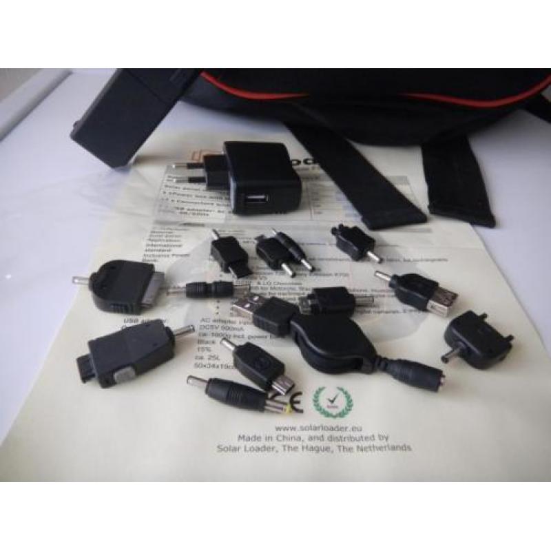 Solar rugzak zonnepaneel mini accu batterij led zaklamp
