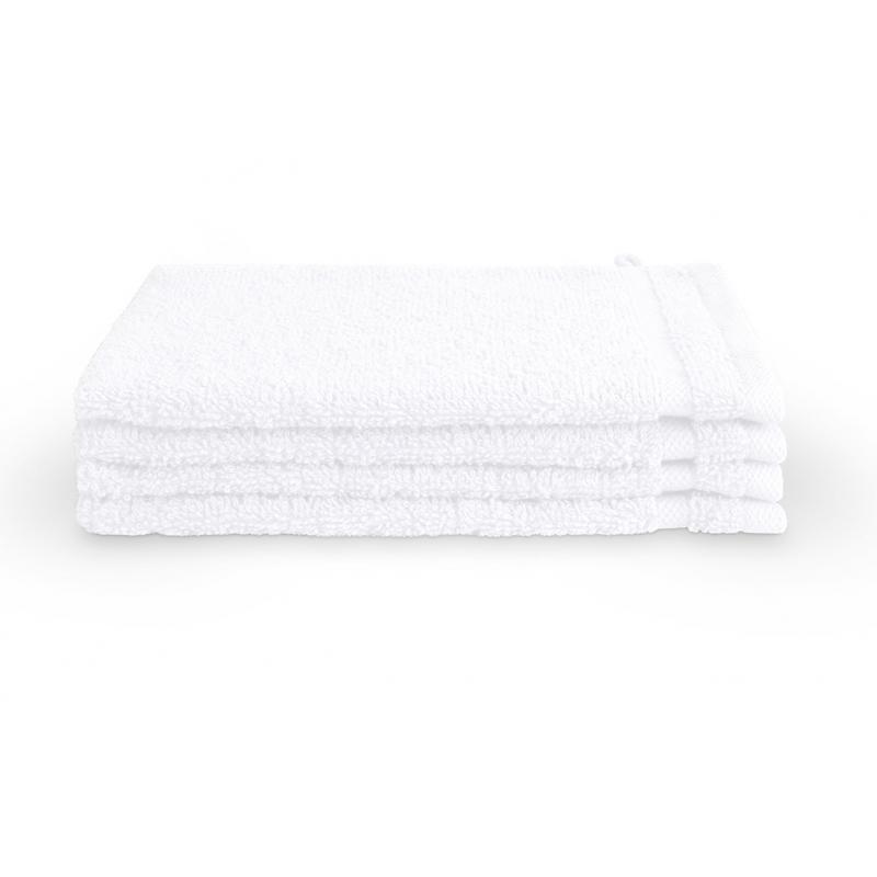 Byrklund Washand 16x21 cm 500gram Wit - 4 stuks