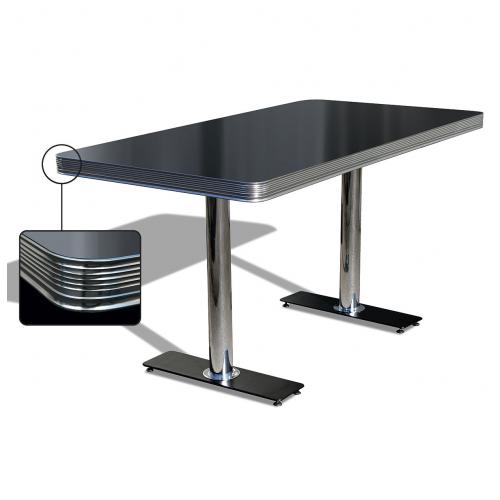 Bel Air Diner Tafel TO-25W Blackstone